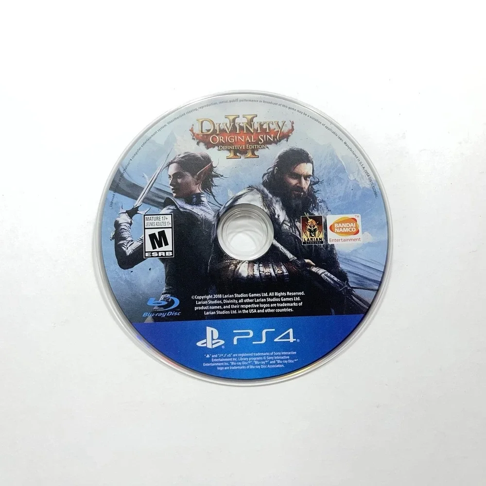 Divinity: Original Sin 2 - Definitive Edition - Sony PlayStation‎ 4 PS4 Tested
